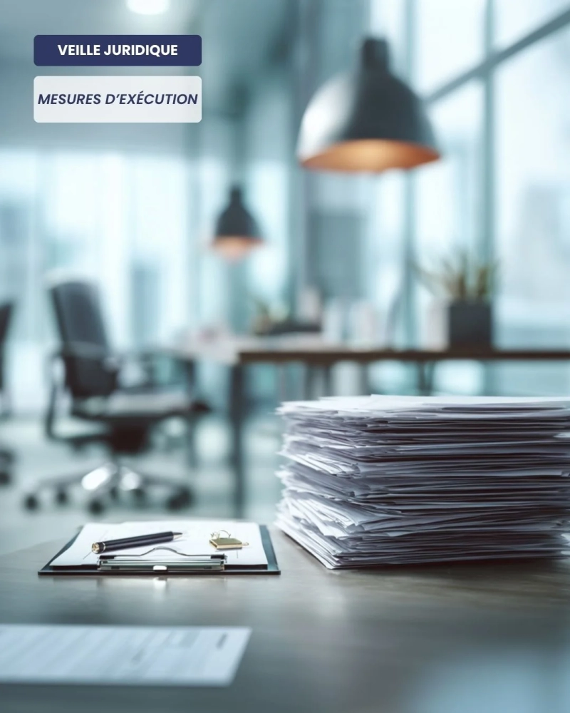 MESURE D’EXÉCUTION – Le FGAO ne peut faire l’objet d’une exécution forcée sur la base d’une décision seulement opposable !