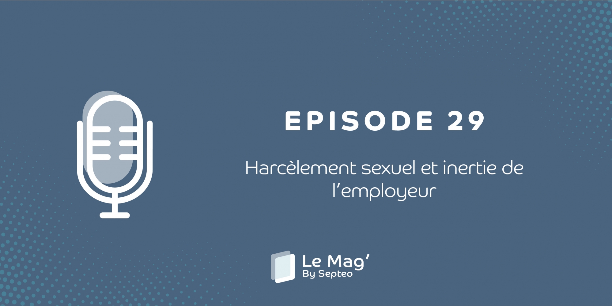ÉPISODE 29 : Harcèlement sexuel et inertie de l’employeur
