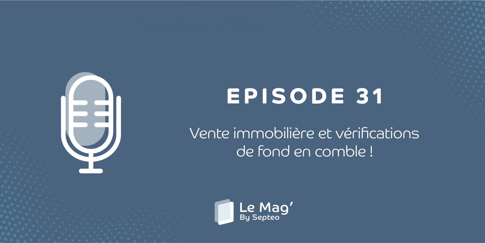 ÉPISODE 31 : Vente immobilière et vérifications de fond en comble !