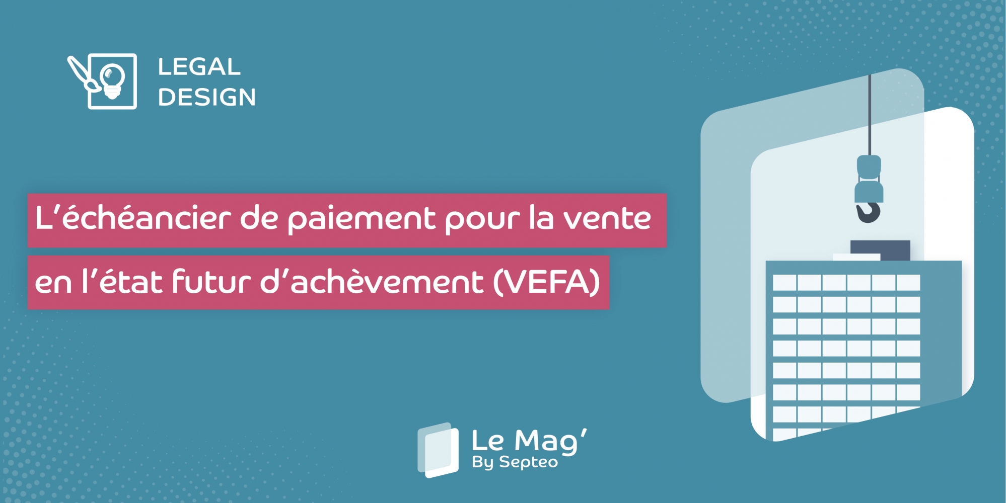 échéancier de paiement en VEFA